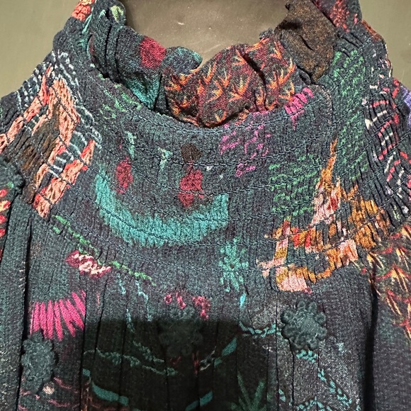 NWT farm Rio teal river creatures mini dress - Picture 6 of 7